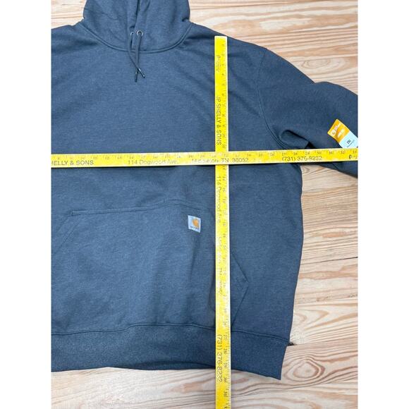 Carhartt Dark Gray Rain Defender Loose Fit Hooded Sweatshirt Men’s Size 2XL NWT - Picture 5 of 8